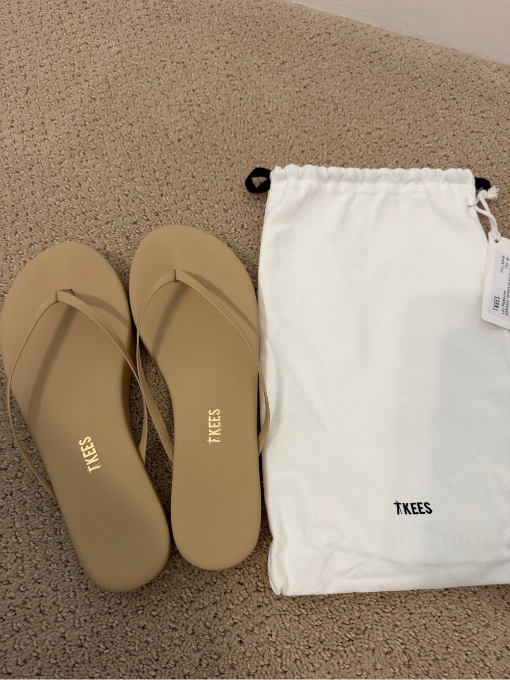 TKEES Platform Lily Women's Tan Flip Flop Sandals Sunkissed 9